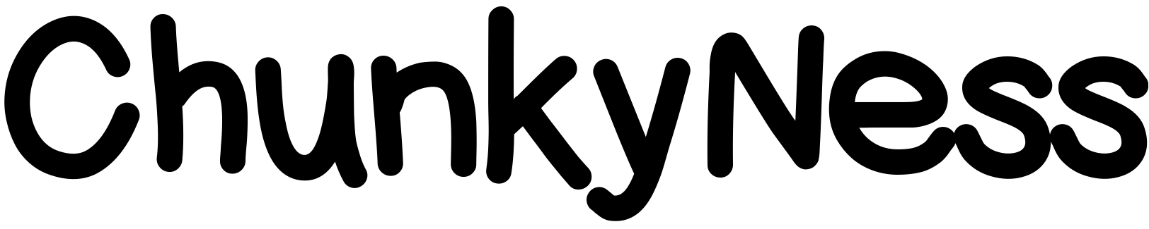 Font ChunkyNess