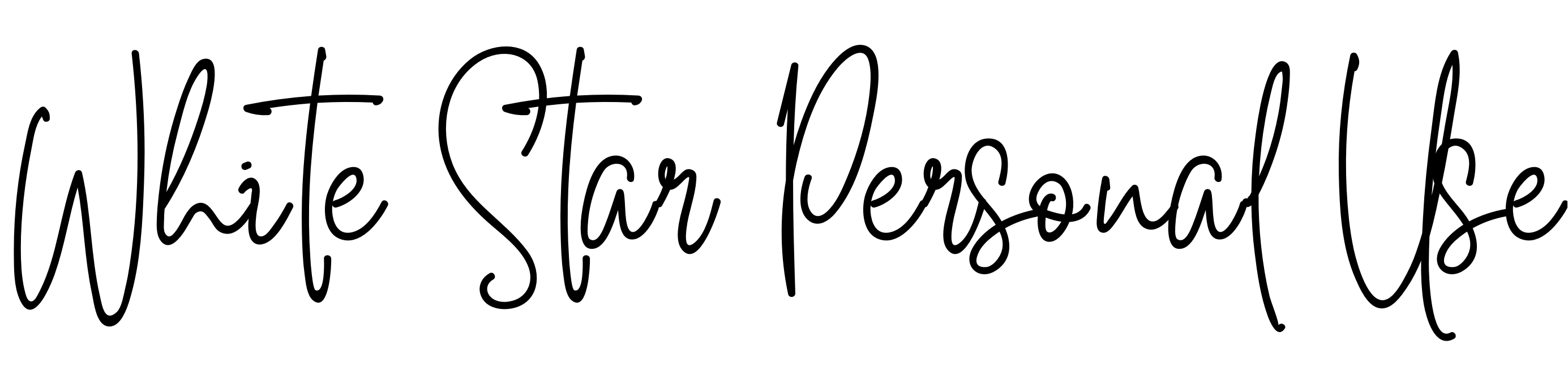 Font White Star Personal Use