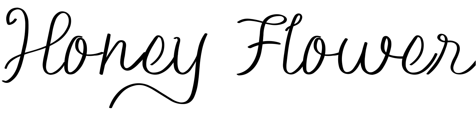 Font Honey Flower