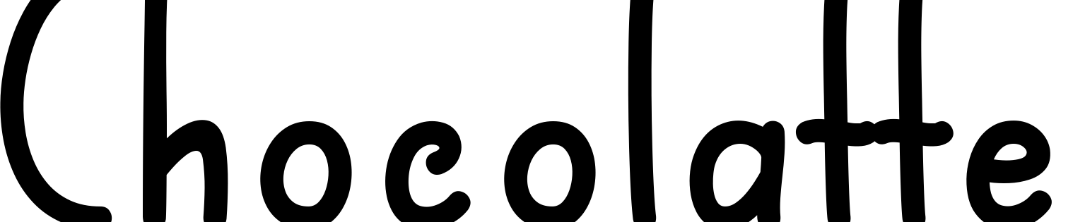 Font Chocolatte