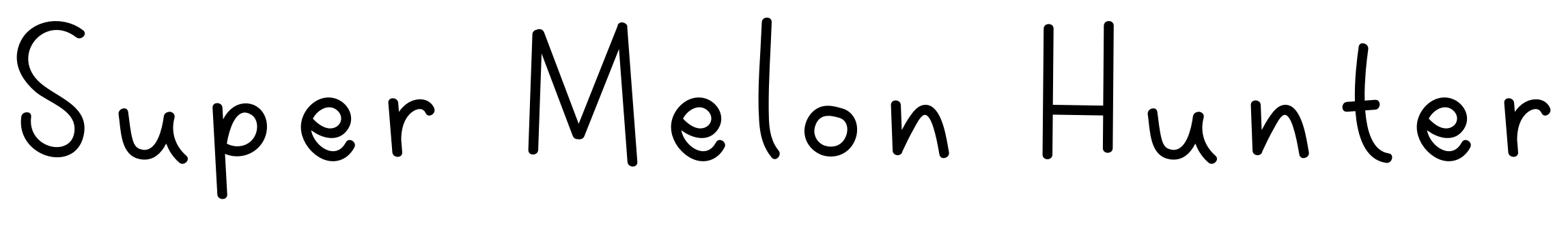 Font Super Melon Hunter