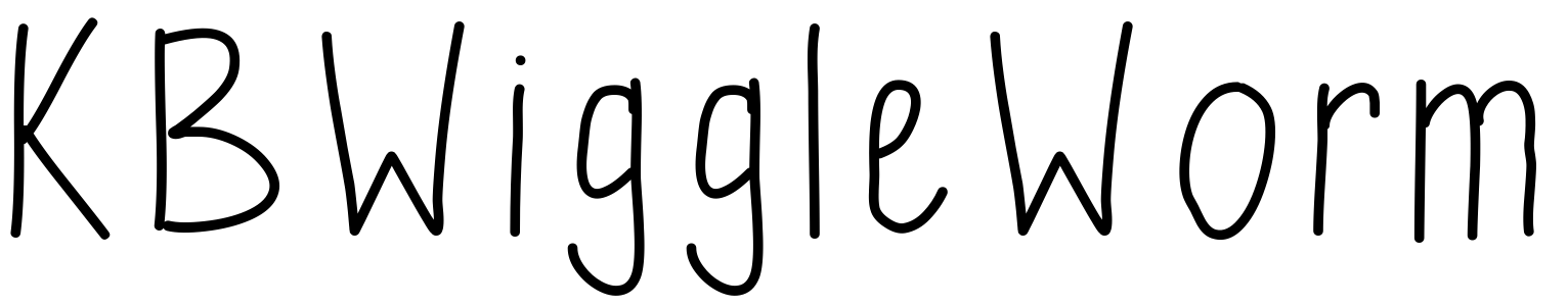 Font KBWiggleWorm