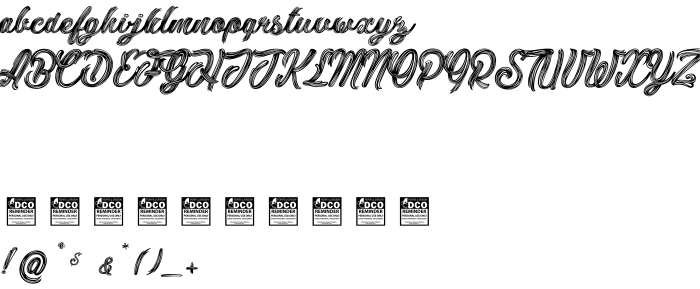 Font Delich_PersonalUseOnly