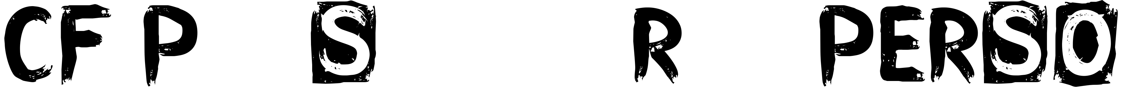 Font CF Punk Songwriter Rough PERSO