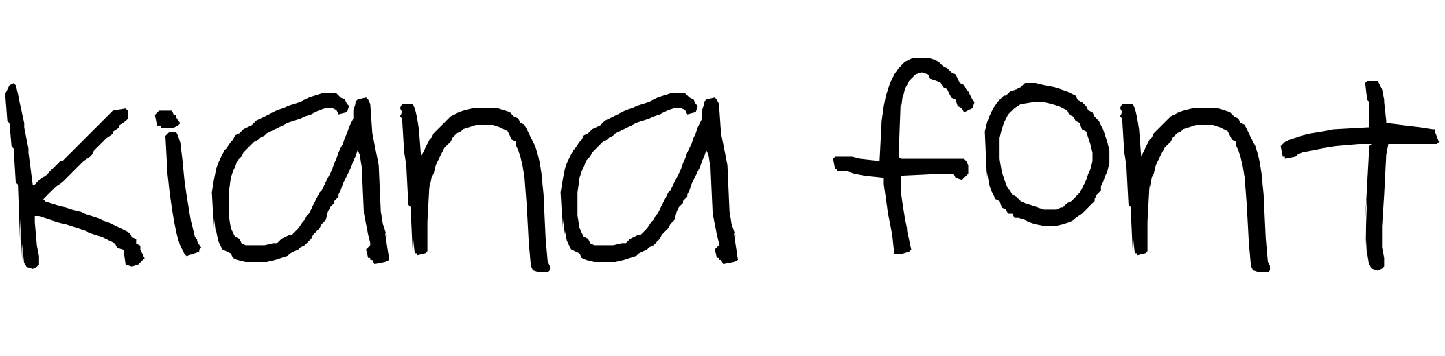 Font kiana font