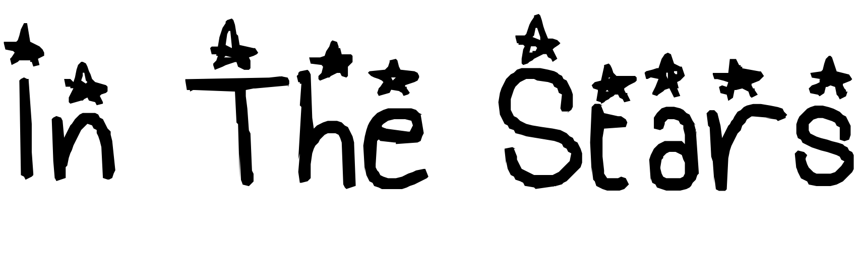 Font In The Stars