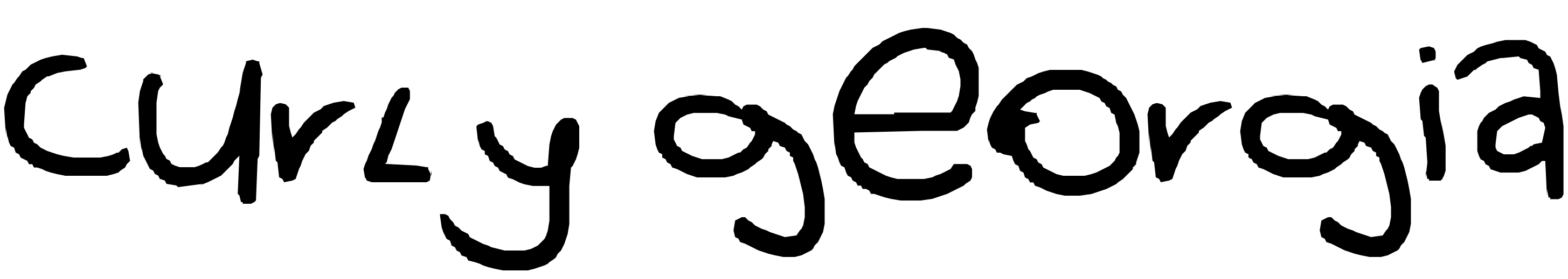 Font curly georgia