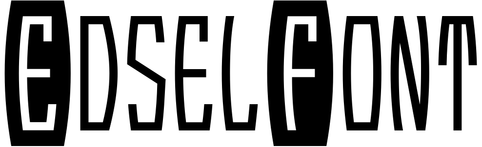 Font EdselFont