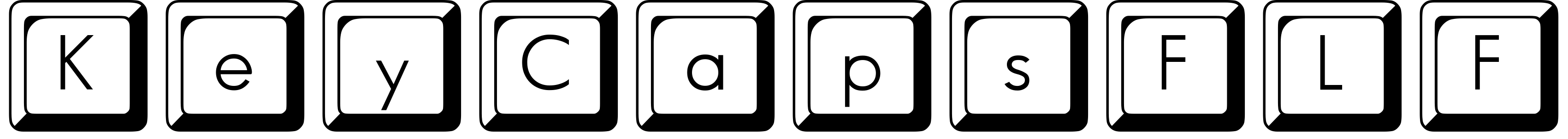 Font KeyCapsFLF