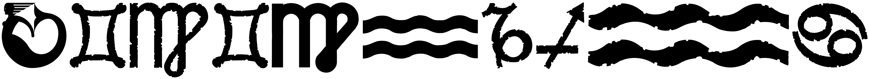 Font Velezodiac