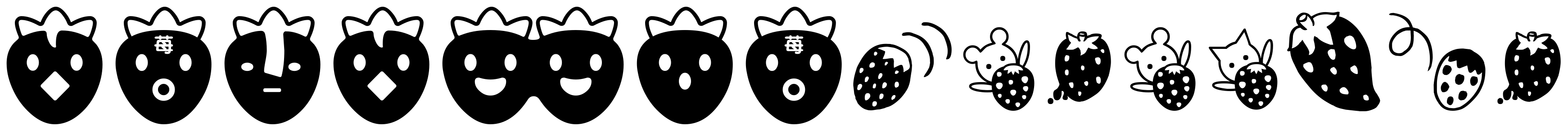 Font ICHIGOCharacter