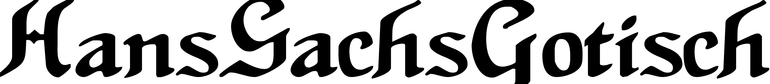 Font HansSachsGotisch