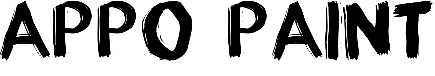 Font appo paint