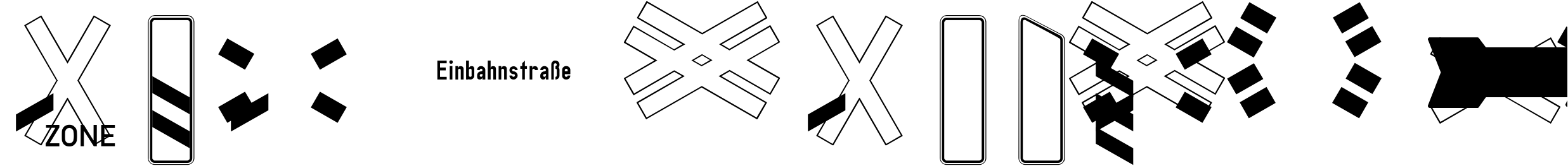Font Zeichen Dreihundert Alt