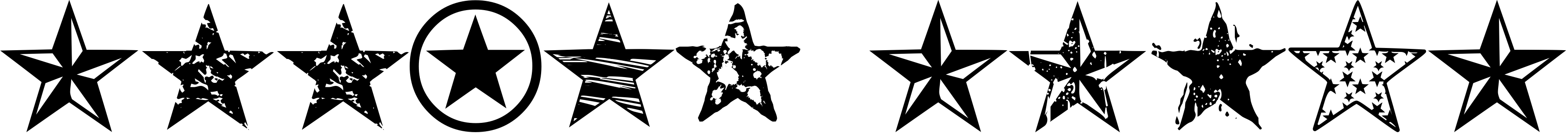Font Seeing Stars