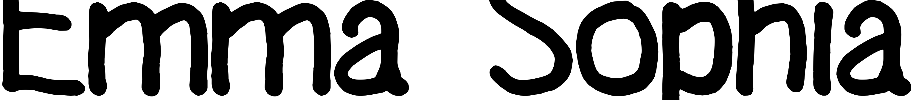 Font Emma Sophia