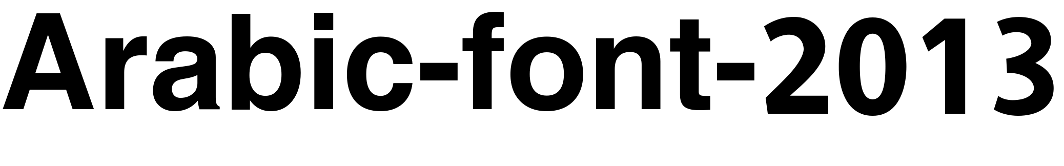 Font Arabic-font-2013