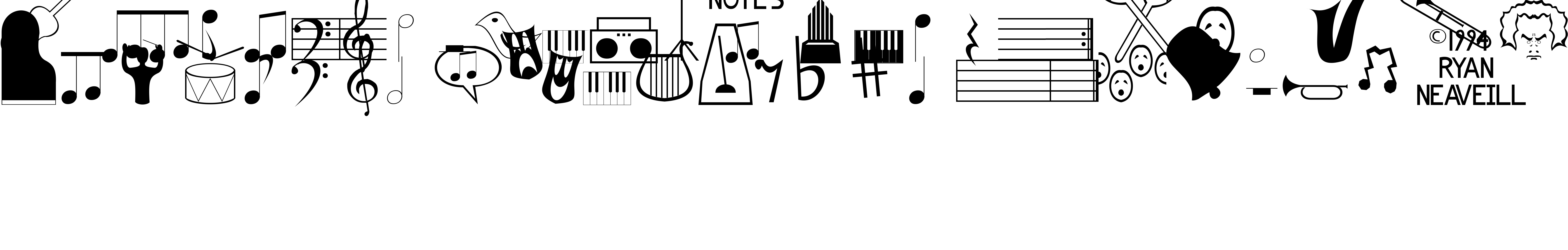 Preview font Music Fun