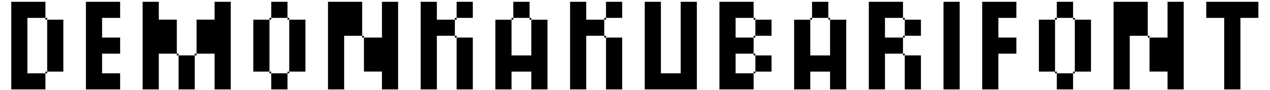Font DemonKakubariFont