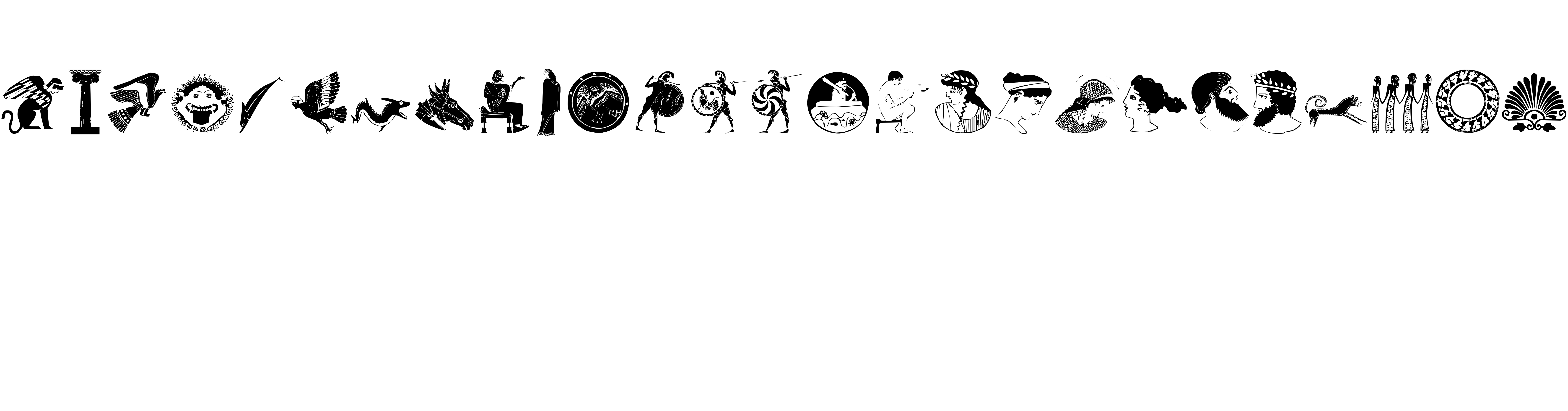 Preview font greek1