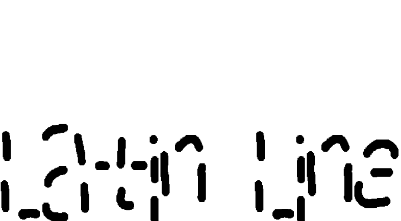 Font Latin Line