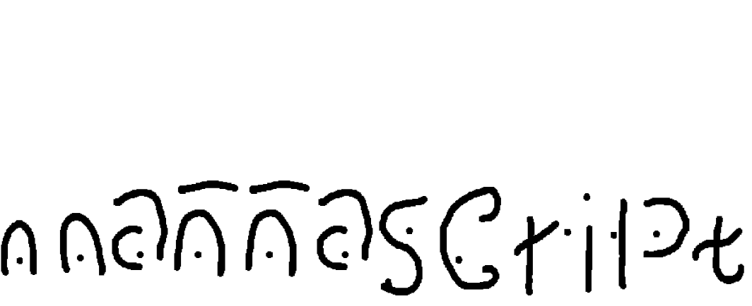 Font mannascript