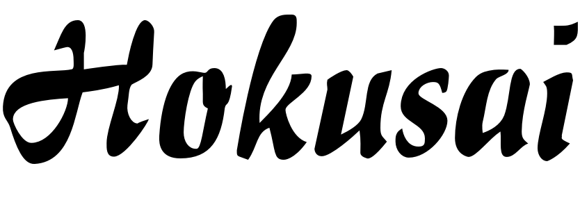 Font Hokusai