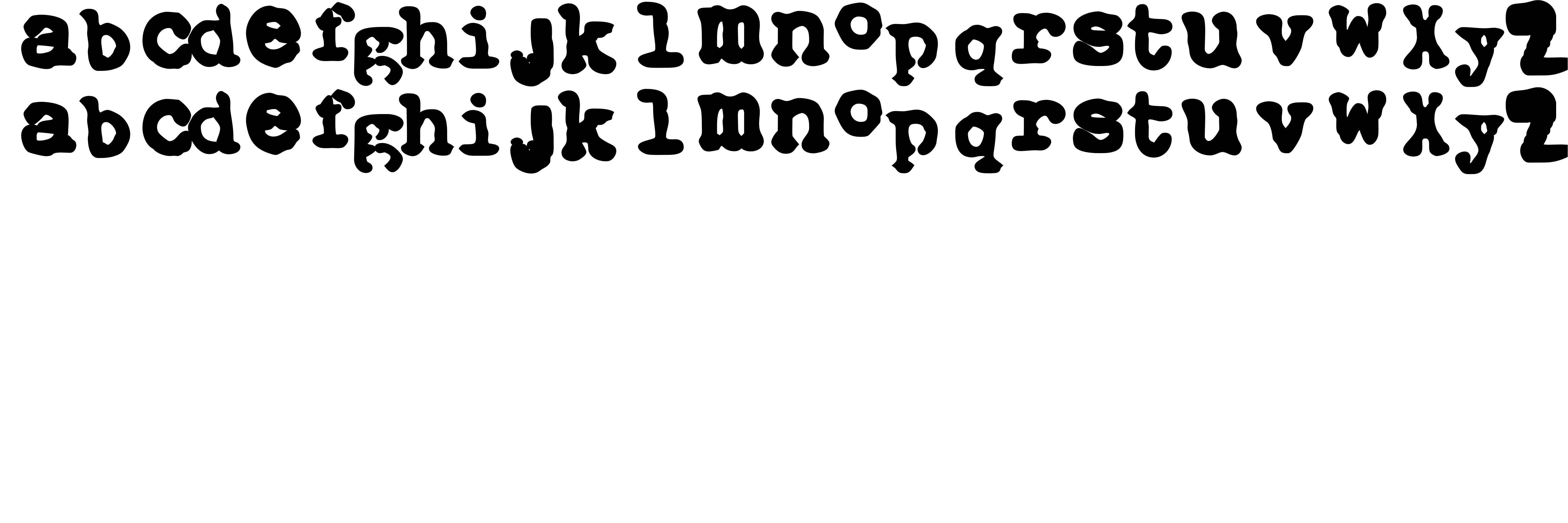 Preview font Elbow-xtctype Light