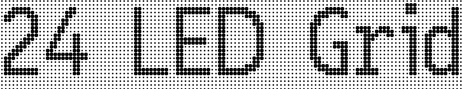 Font 24 LED Grid