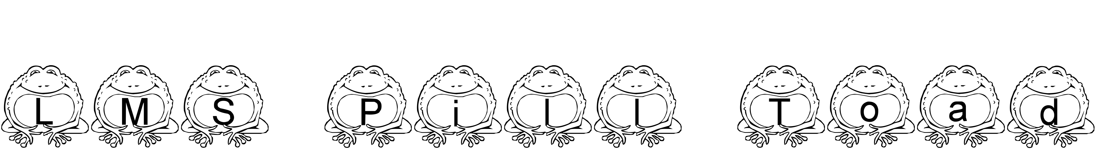 Font LMS Pill Toad