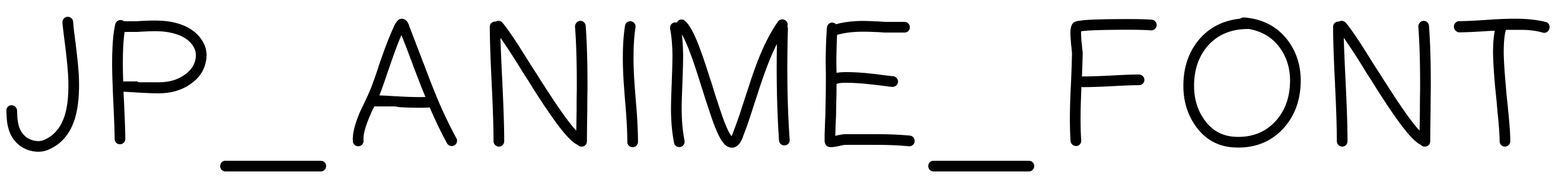 Font JP_ANIME_FONT