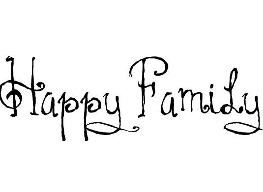 Font HAPPY FAMILY