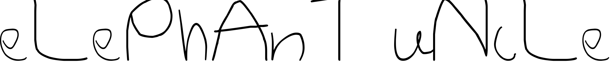 Font eLePhAnT uNcLe