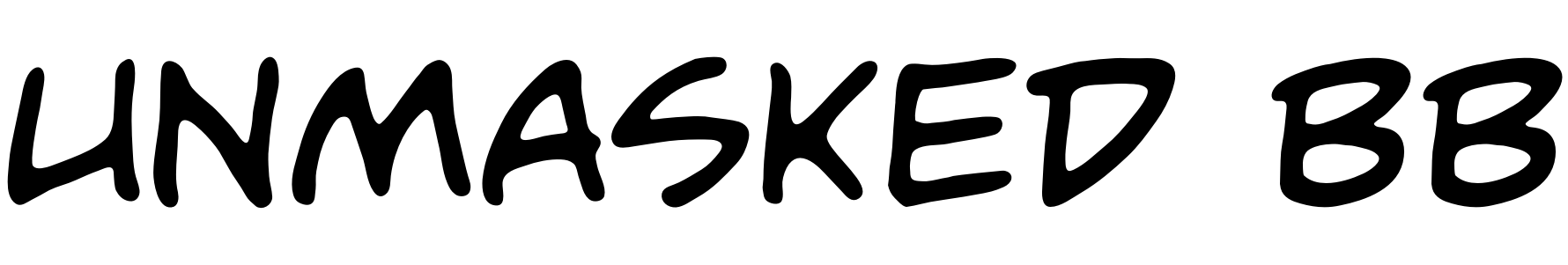Font Unmasked BB