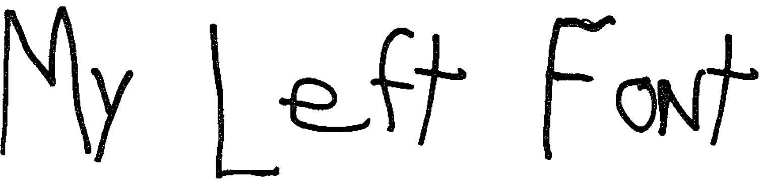 Font My Left Font