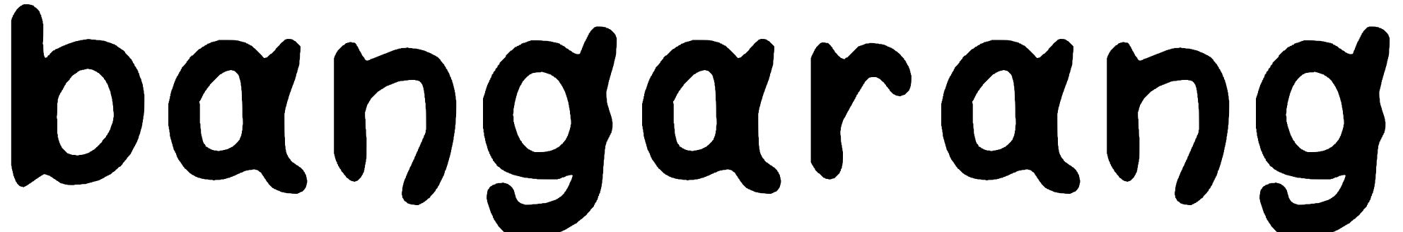 Font bangarang