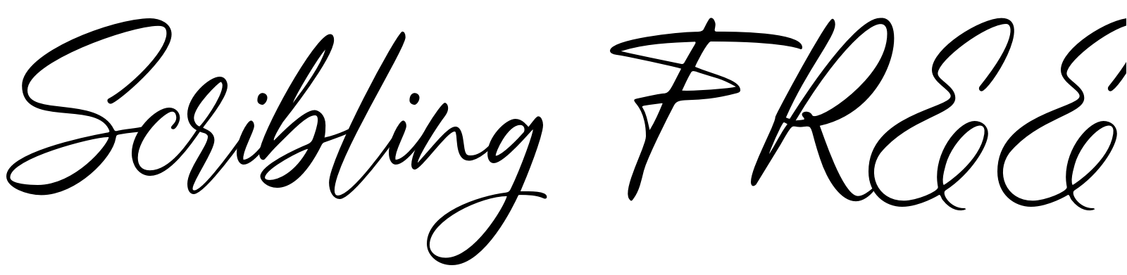 Font Scribling FREE
