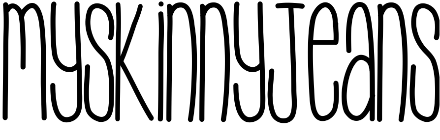 Font MySkinnyJeans