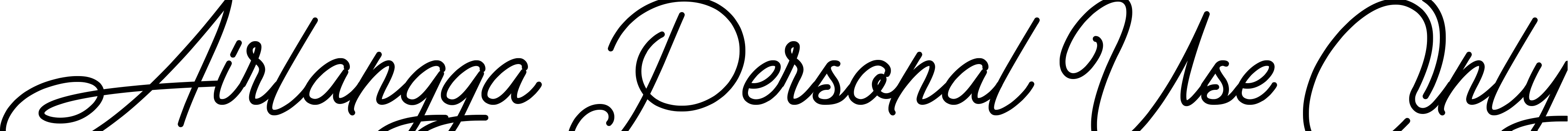Font Airlangga Personal Use Only