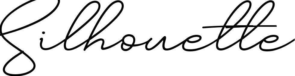 Font Silhouette