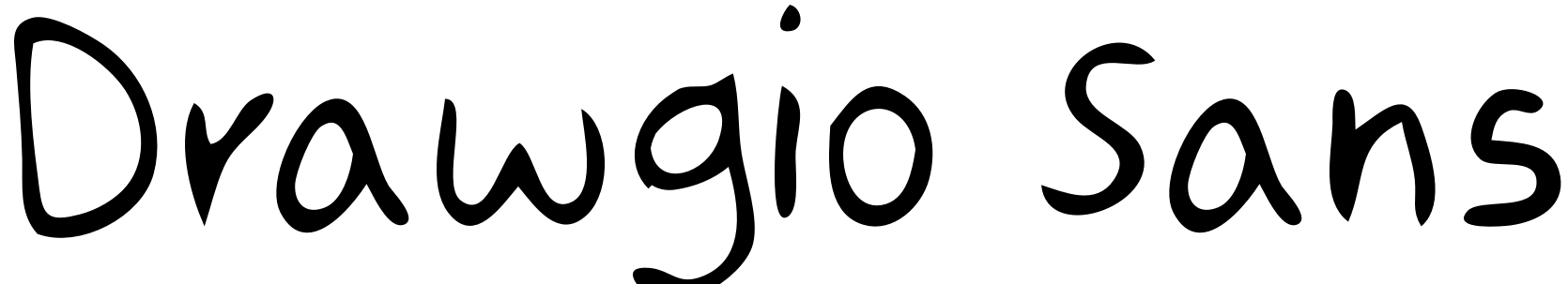 Font Drawgio Sans