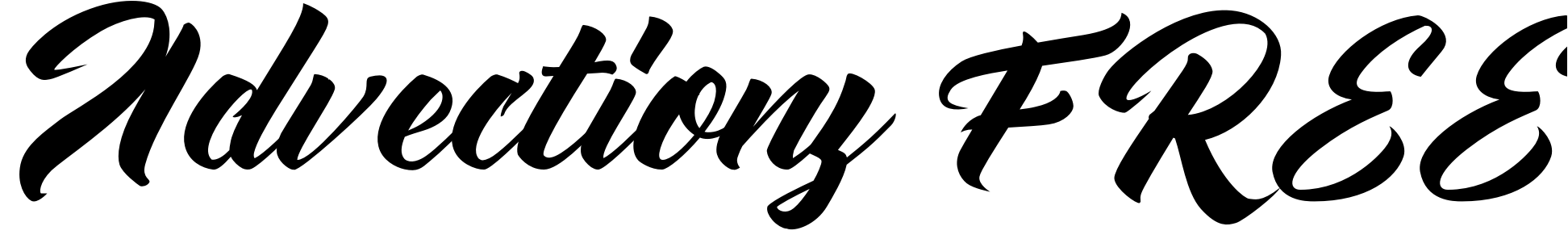 Font Advectionz FREE