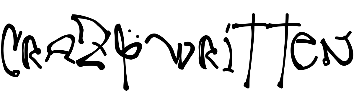 Font CrazyWritten