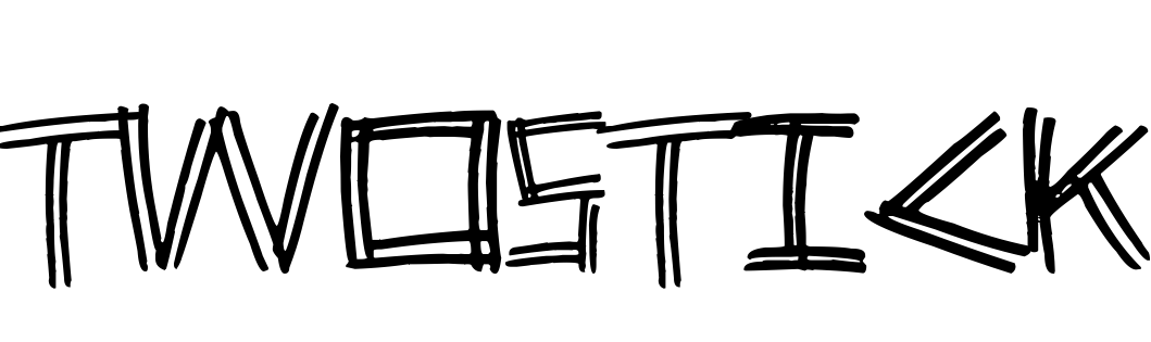 Font twostick