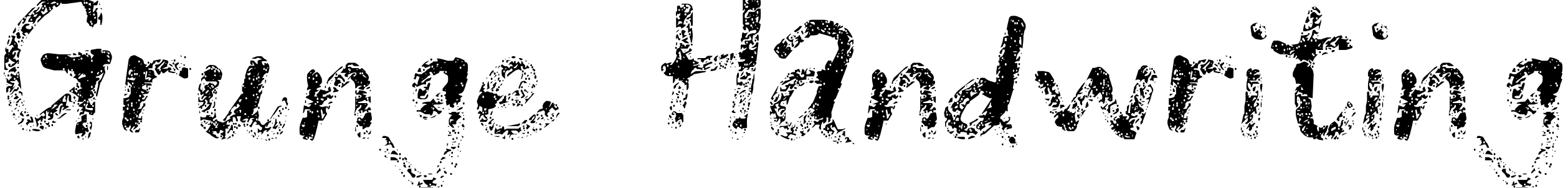 Font Grunge Handwriting