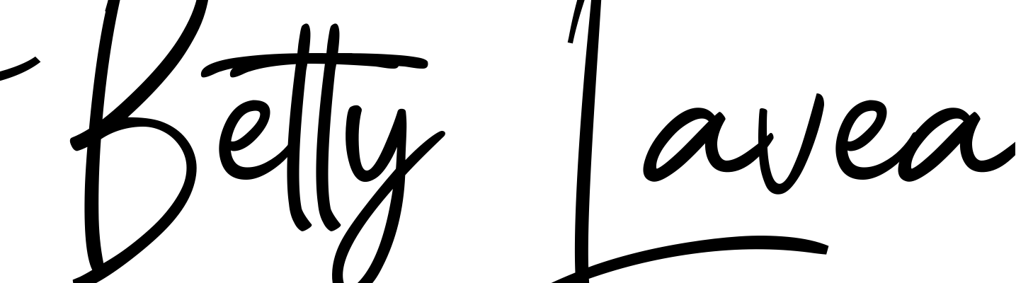 Font Betty Lavea
