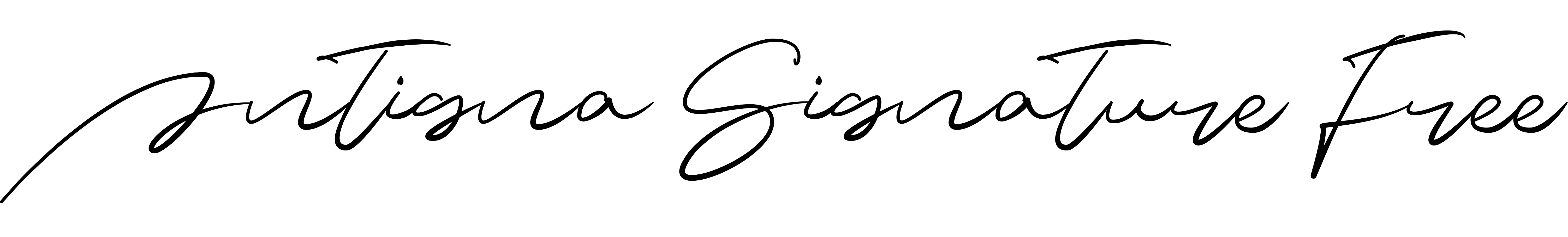 Font Antigna Signature Free