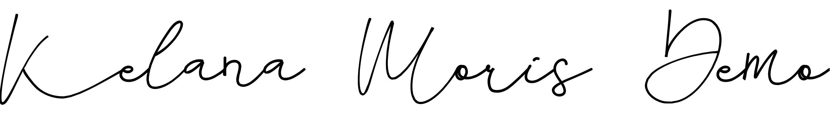 Font Kelana Moris Demo