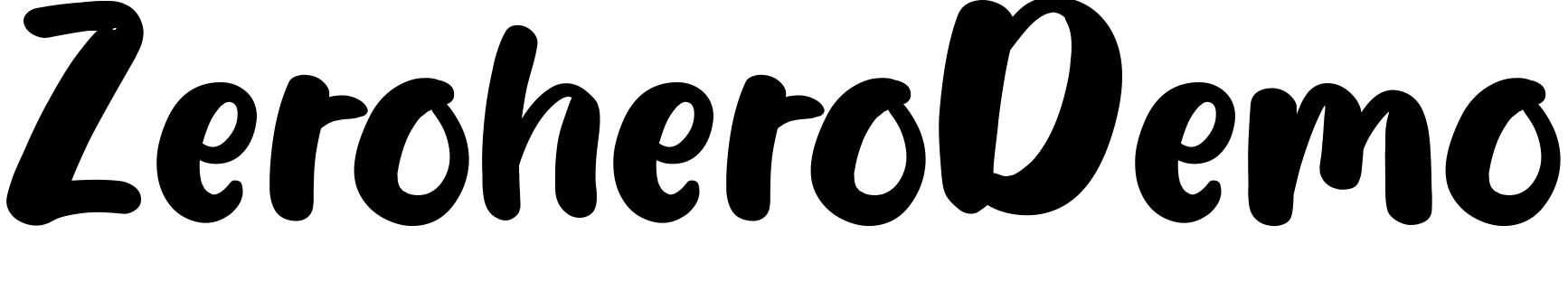 Font ZeroheroDemo