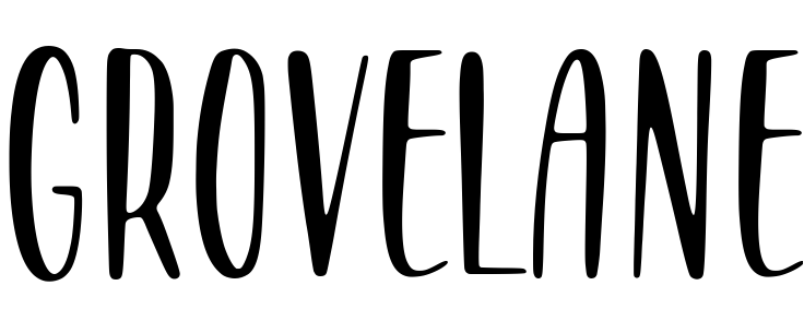 Font GROVELANE